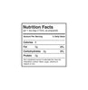Olinda Nutrition facts label