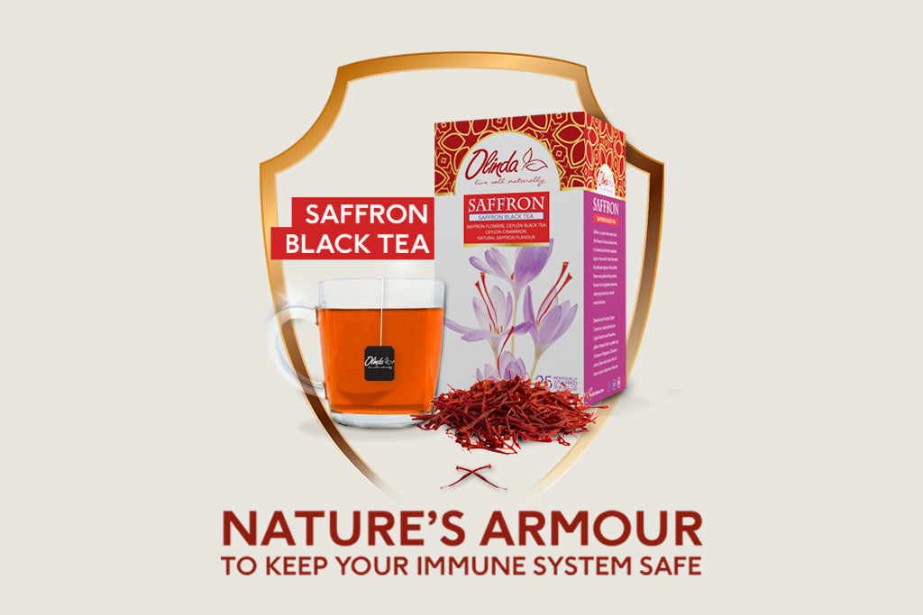 Olinda Saffron Black Tea: Nature's Armour To Keep Your Immune System Safe
