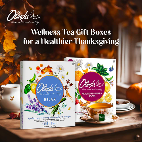 Wellness Unwrapped: Olinda's Wellness Tea Gift Boxes for a Healthier Thanksgiving