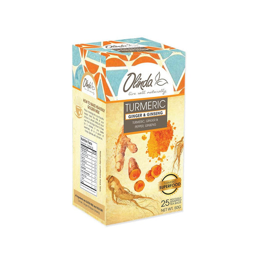 NEW Turmeric Ginger and Ginseng Tea - Olinda Teas