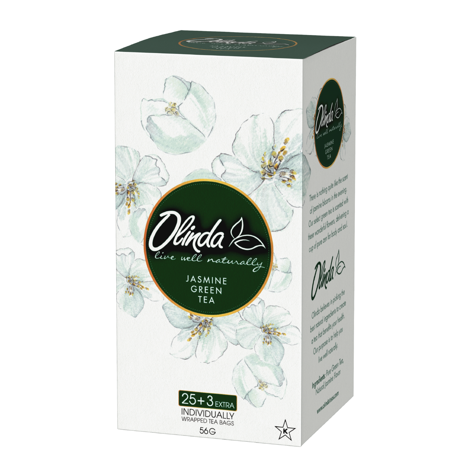 Jasmine Green Tea (28 Tea Bags)