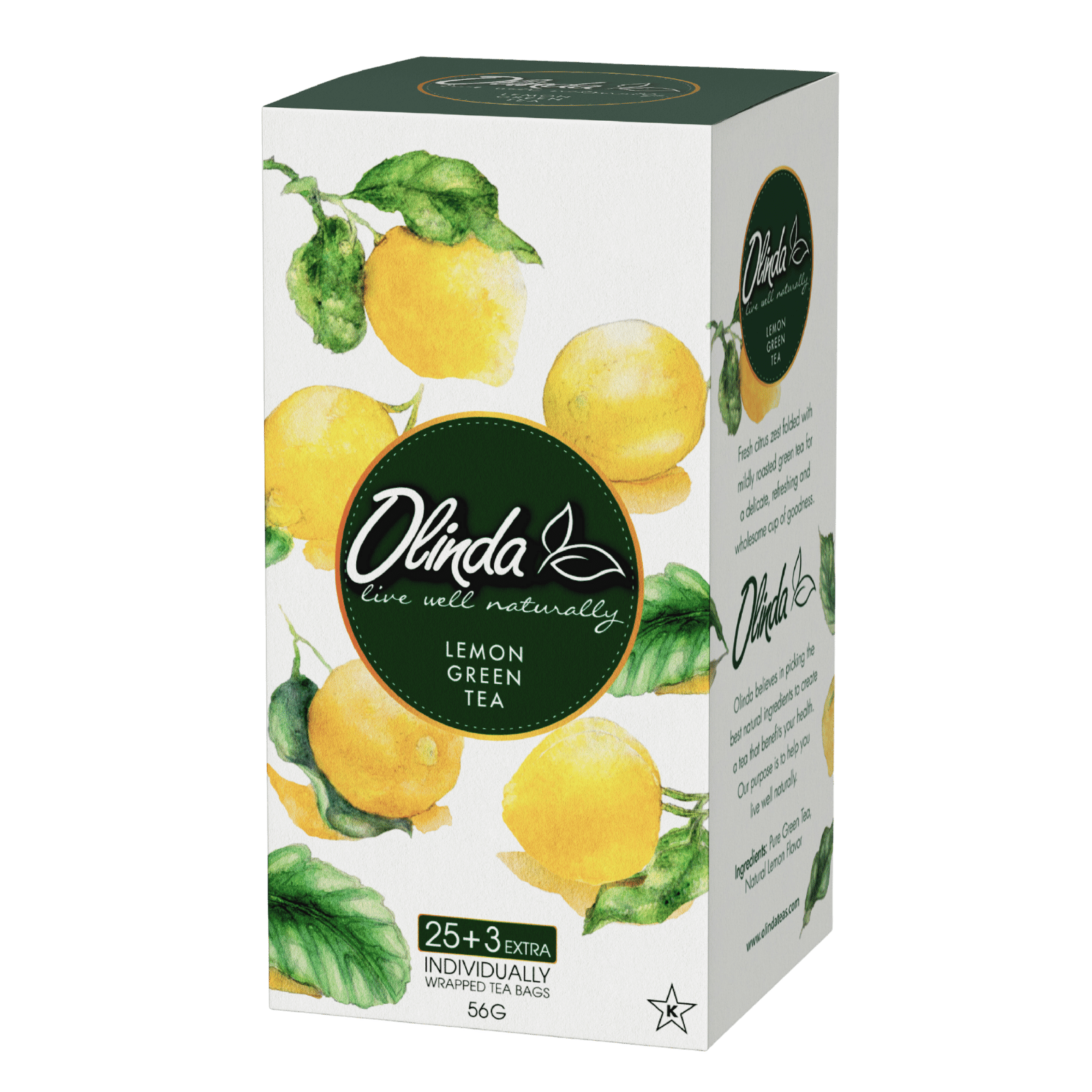 Lemon Green Tea (28 Tea Bags)