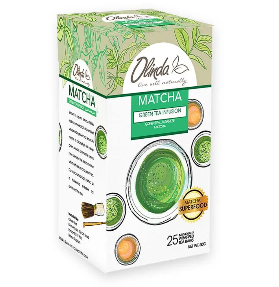 Matcha Green Tea Infusion (25 Tea Bags)