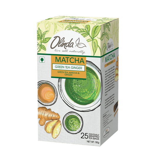 Matcha Ginger Green Tea (25 Tea Bags)