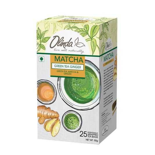 Matcha Ginger Green Tea (25 Tea Bags)