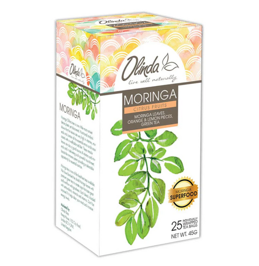 Moringa Citrus Fruits (25 Tea Bags) - Olinda Teas