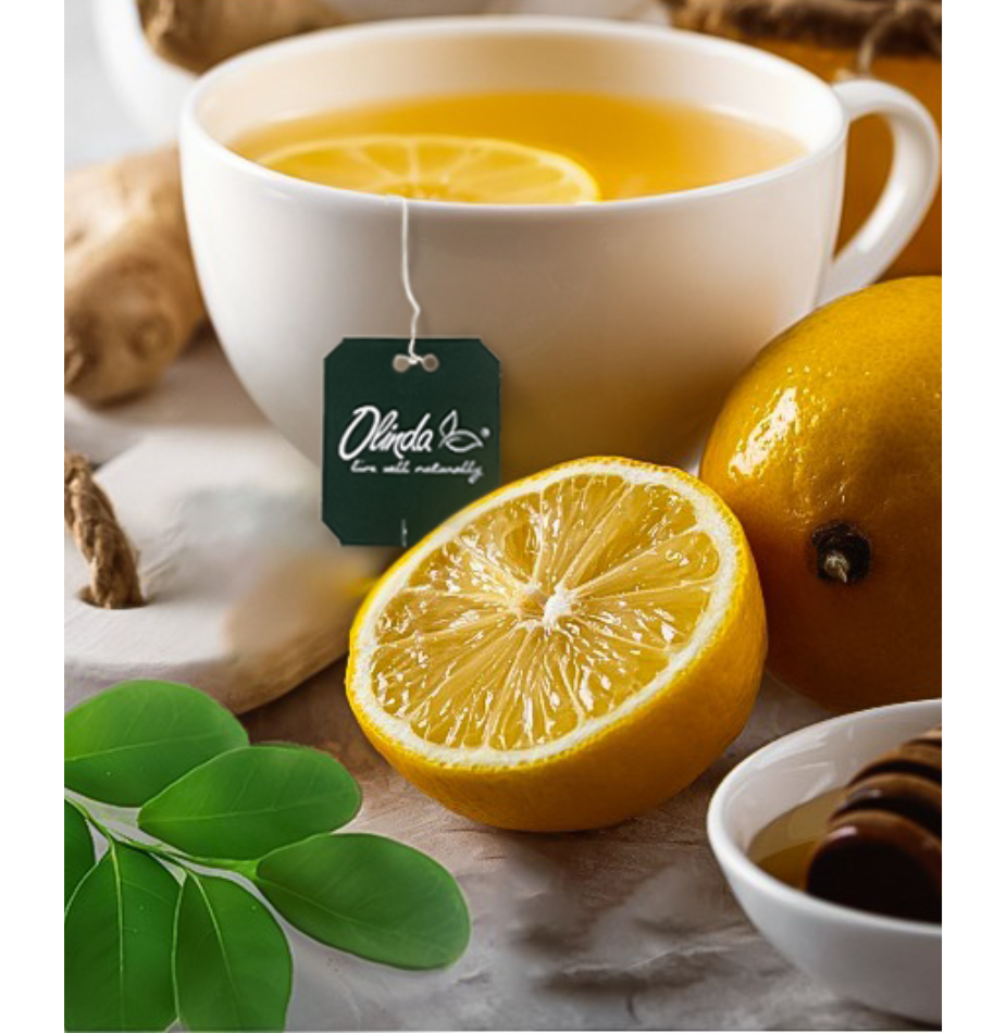 Moringa Lemon Ginger (25 Tea Bags) - Olinda Teas