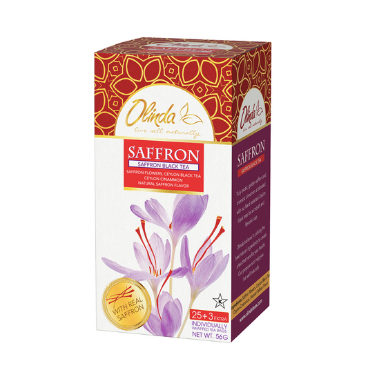 Saffron Black Tea (28 Tea Bags)