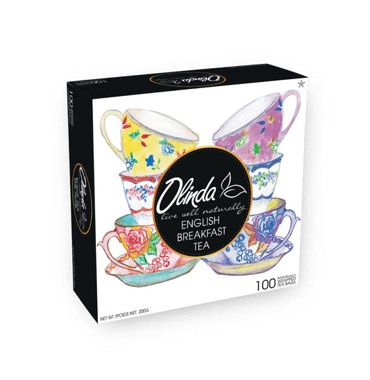 Olinda English Black Tea Pack (100 Tea Bags)