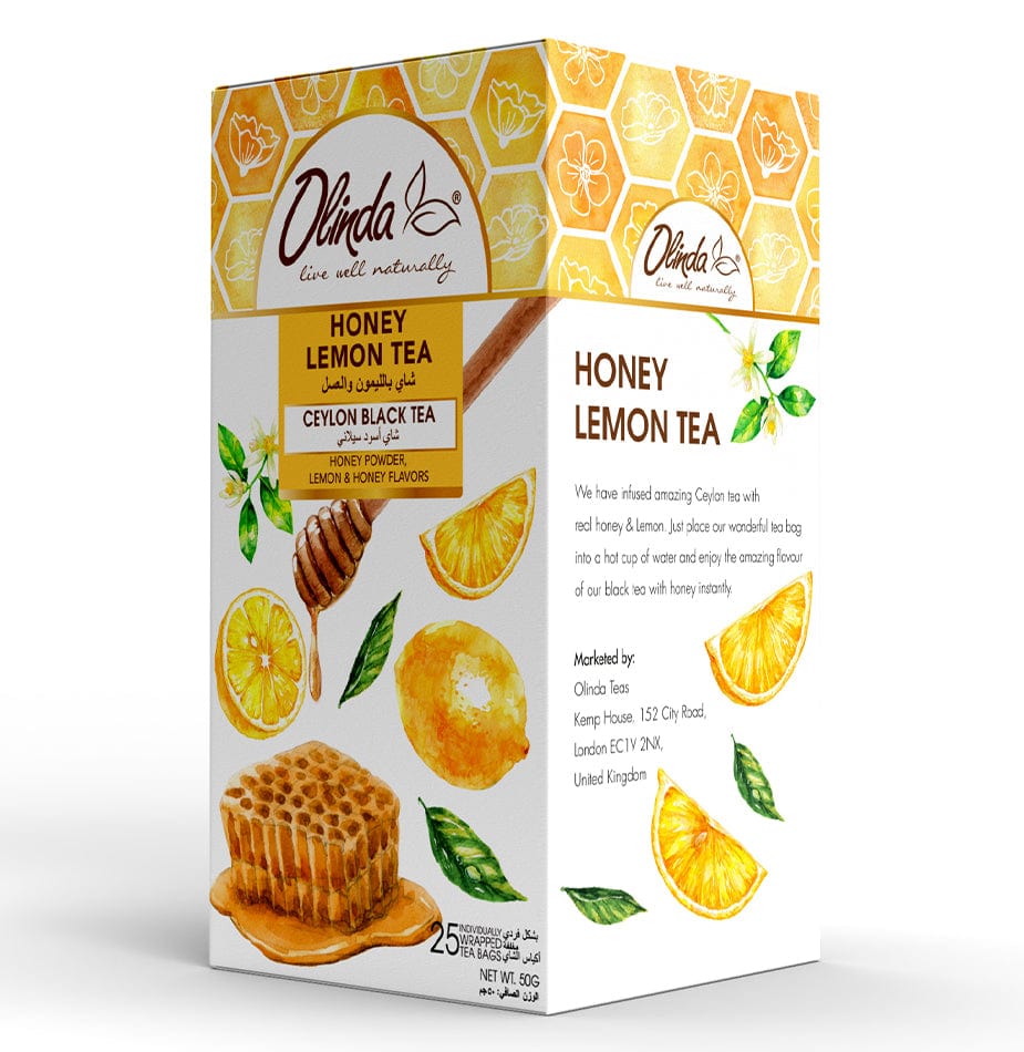 Honey Lemon Tea 25 Tea Bags - Olinda Teas