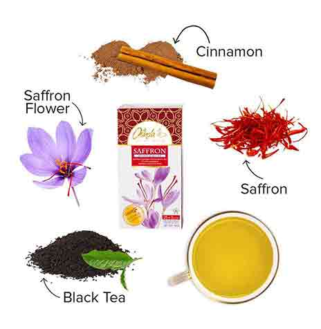 Saffron Black Tea (28 Tea Bags)