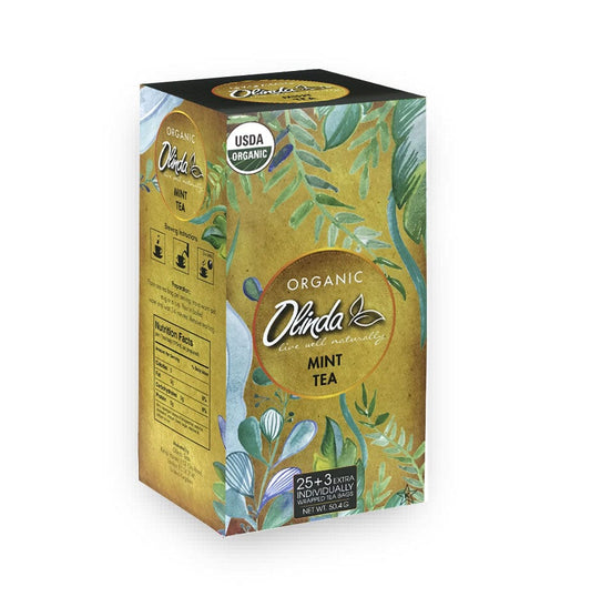 Olinda Organic Mint Tea 28 Tea Bags 